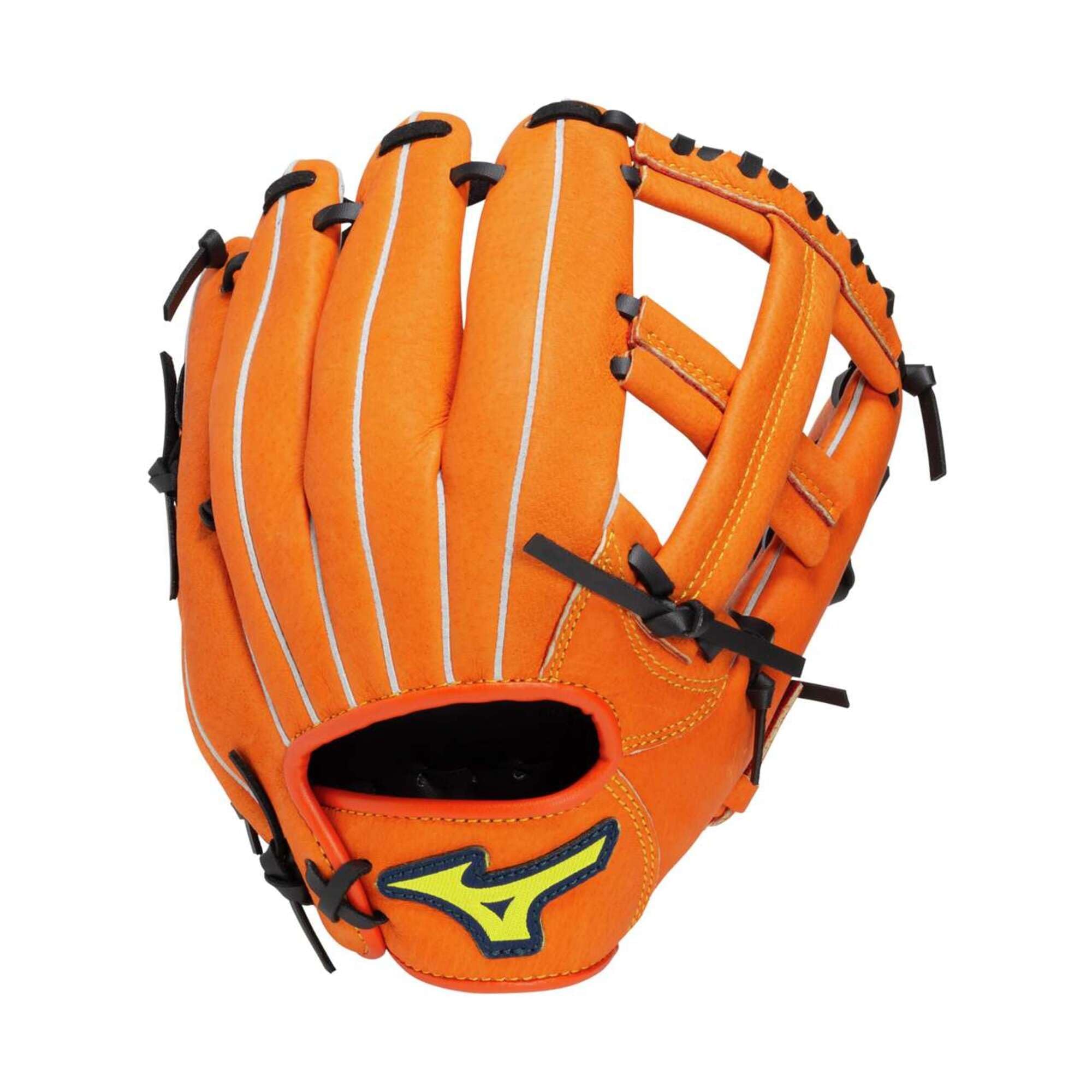 

Mizuno Direct Store Exclusive Baseball Glove Glove for Junior Softball DEAR ROOKIE Children 1AJGY00800 5109H Clear Orange x Black Thrower [Mizuno]