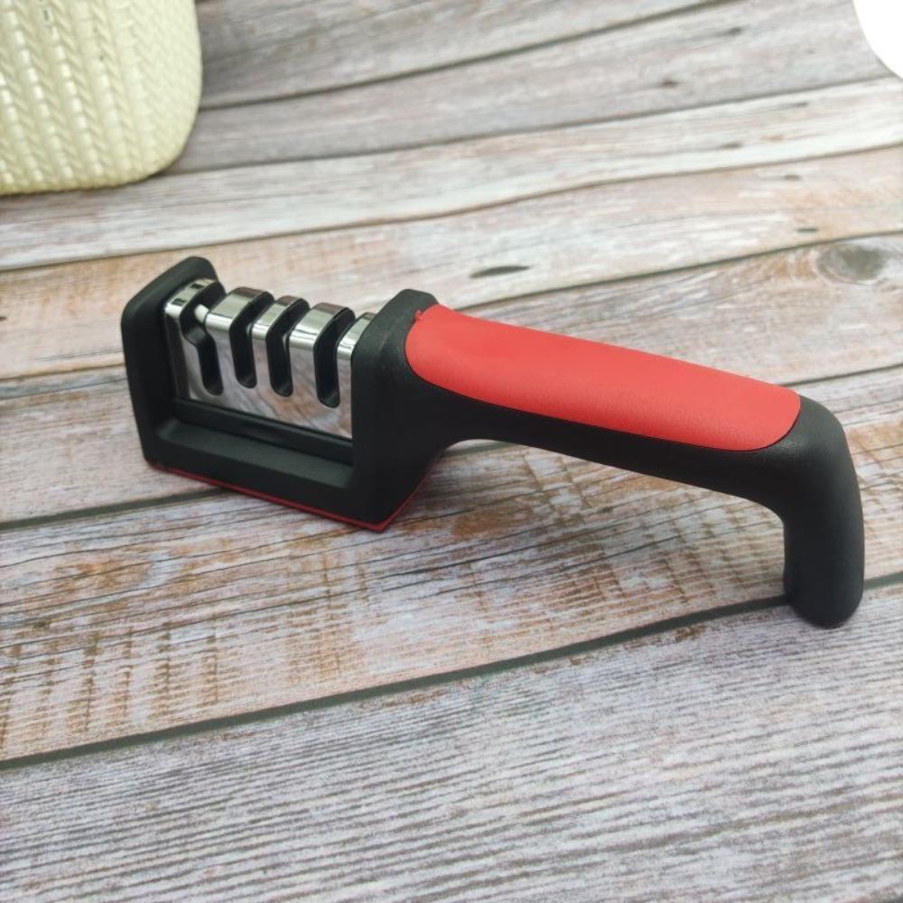 Knife Sharpener Professional 4 Stages Whetstone Kitchen Chef Knives Grinder Scissors Sharpening Stone Heavy Duty Diamond Blades