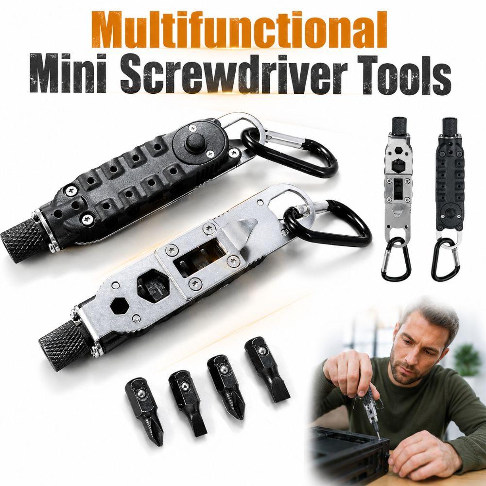 Wear-resistant Outdoor EDC Keychain Steel Material Portable Repair Tools Multi-purpose