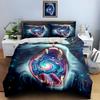 Cosmic Cat Maw Bedding Duvet Cover Sets Duvet Covers Pillowcases Gifts (1 * Duvet Cover 2 * Pillowcases, Without Duvet Insert)