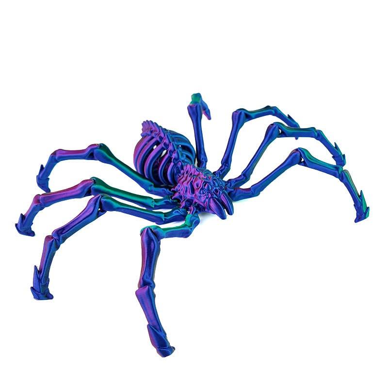 3D Printed Spider Simulation Toy Movable Joints Creative Model Desktop Decoration Collection Ornaments Gift