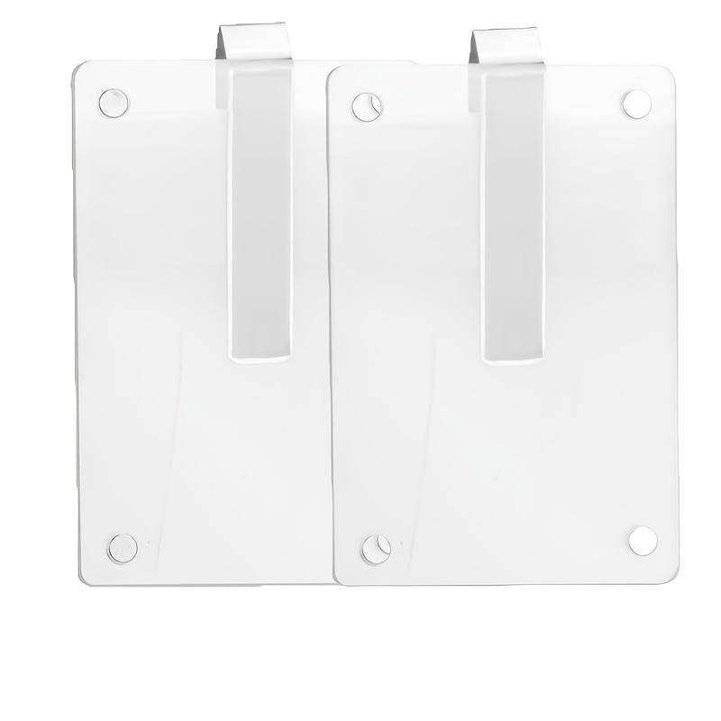

2-piece Magnetic Car Sun Visor Photo Clip - Transparent Acrylic Display, Car Sun Visor, Easy To Install Vehicle Accessories