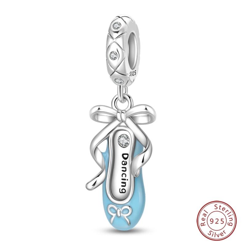 Süßer Kupfer Schildkröte Bogen Muschel Parfüm Kopfhörer Ballett Anhänger Perlen Passend für 3mm Armbänder DIY Feiner Schmuckherstellung