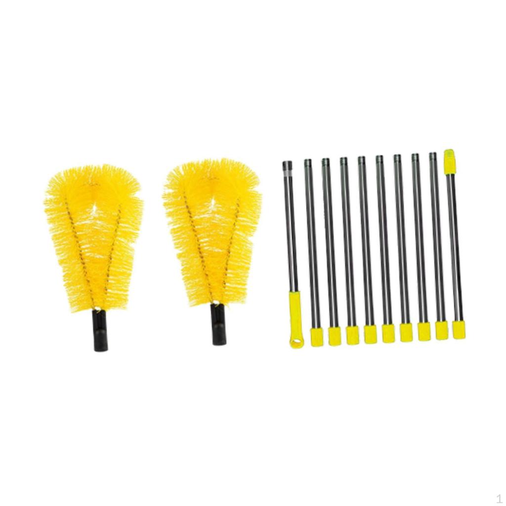 12 Pieces Gutter Cleaning Brush Bundle Tools From The Ground RV Rain