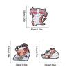 Quirky Kitten Pin Lightweight Fashion Decoration Practical Metal Accessory For Pet Enthusiasts And Colleagues