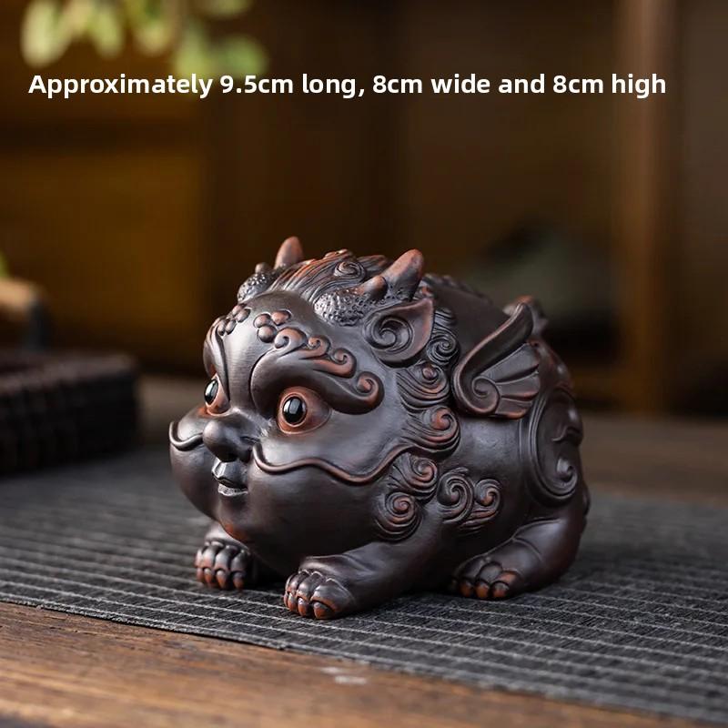 

1pcs Ceramic Tea Pet Color Changing Ornament Chinese Zen Animal Decoration Tea Play Creative Crab Gap Accessories