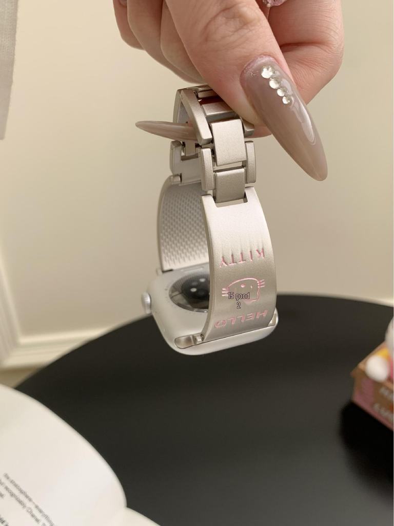 Kompatibles Katzenarmband für Apple Watch Serie S11/10/9/8/7/6/5/SE - 20mm Band