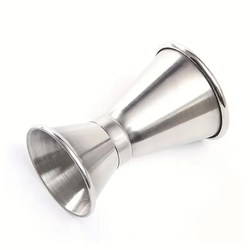 Dual-Head Stainless Steel Cocktail Shaker Home Bar Restaurant Effortless Wine Measuring Mixing Tool