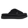New UGG Goldenstar Cross Slide Black Women's 1137910-BLK