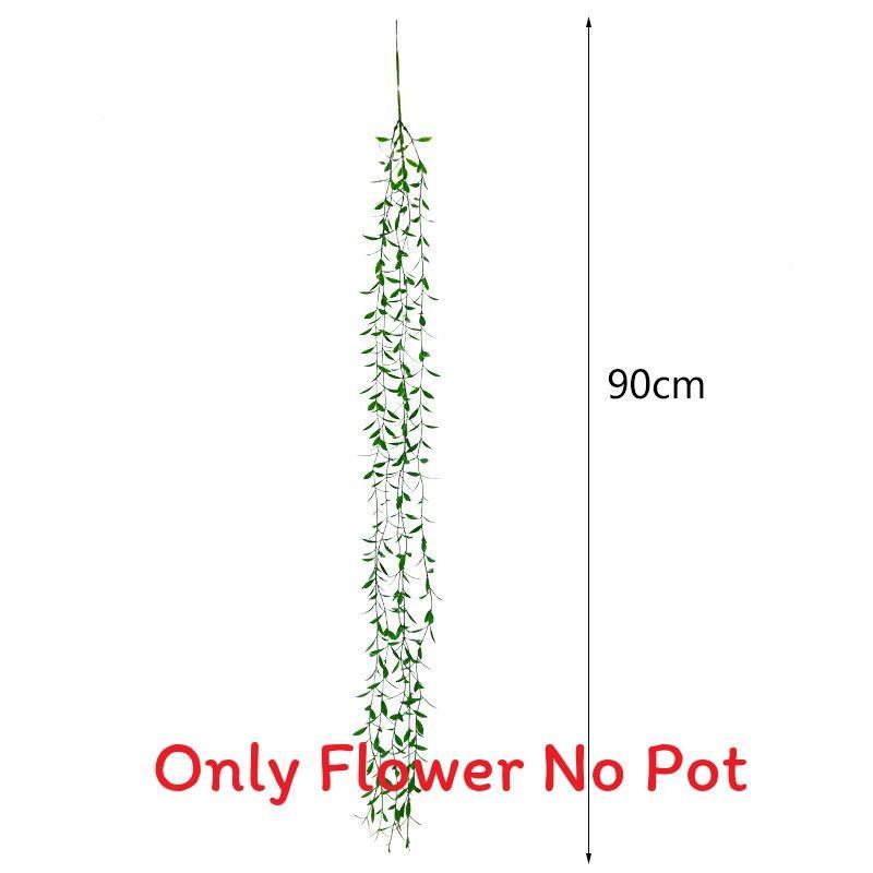 Green Babylonica Salix Plant For Home Event Decoration And Props Photography