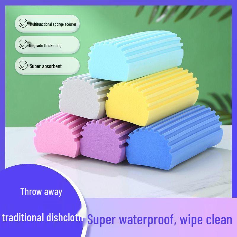 Powerful Absorbent Dishwashing Sponge & Scourer for Kitchen and Car Cleaning