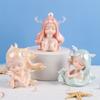 Prinzessin Meerjungfrau Kuchenaufsatz Harz Auto Armaturenbrett Dekorationen für Kinder Geschenk