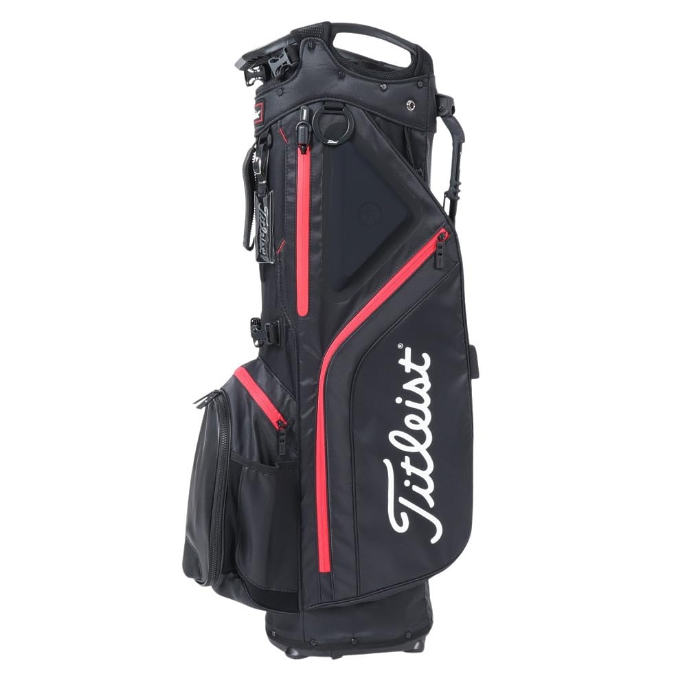 Titleist Hybrid 5 Stand Bag (TB21SX6-006) in Black/Black/Red (BKBKRD)