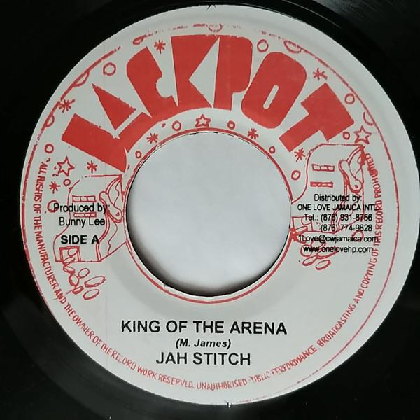 

7-дюймовая пластинка JAH STITCH King Of The Arena NONE Jackpot Ямайка Регги Ска Даб Б/У