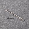 Adjustable Stainless Steel/Titanium Jewelry Chain Extender for Bracelets, Chokers, and Anklets