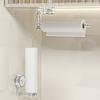 Suction Cup Kitchen Tissue Holder No Punching Cabinet Paper Hanger Cling Film Storage Lazy Cloth Hanger Pole Roll Paper Holder
