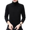 Muži Podzim Zima Spodní díl Top Vysoký límec Ochrana krku Dlouhé Rukávy Pružný Teplý Pulovr Pure Color