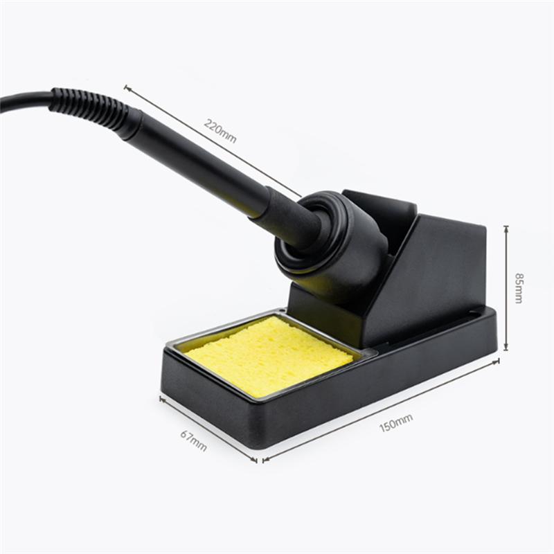 A96I-8586D Soldering Station LCD Dual Digital Display Electric Soldering 2 In1 750W Hot Air Welding Rework Station EU Plug