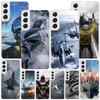 Military Aircraft Warship Fighter Phone Case For Samsung Galaxy S24 S25 Edge S26 Ultra S23 S22 S21 Plus S20 FE + Personalized Pr