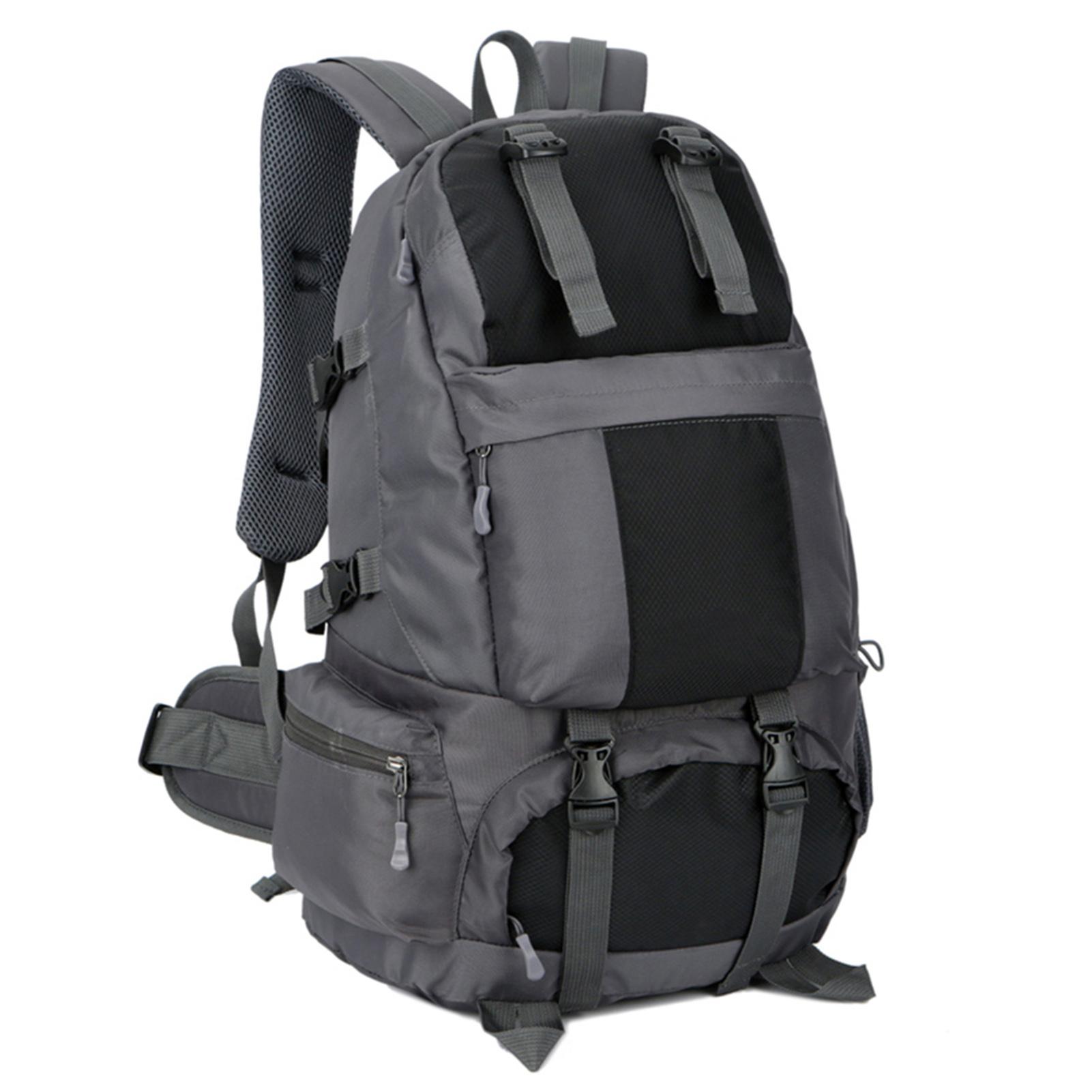 

50L Hiking Backpack Waterproof Outdoor Sport Travel Daypack Bag with Shoe Compartment for Climbing Camping Mountaineering