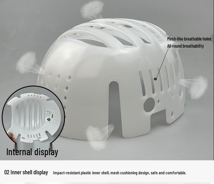 Lightweight Impact-Resistant Hard Hat Cap for Construction Safety