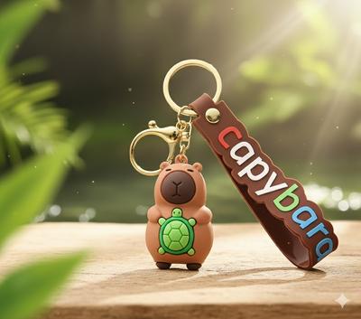 Capybara Keychain Capybara for Keys, for Bag Figurine Toy Antistress Pendant 5.5 Cm
