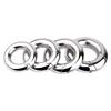 4 Sizes of 304 Stainless Steel Strength Training Rings for Men's Multi-Functional Metal Endurance Weight-Bearing Rings