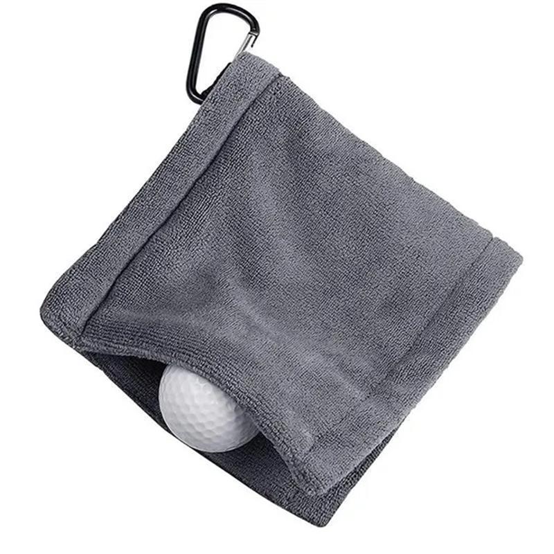 1/2 buc. Prosop de golf din microfibră uscat și umed cu cataramă, instrument de curățare a mingii de golf, accesorii pentru sport de golf