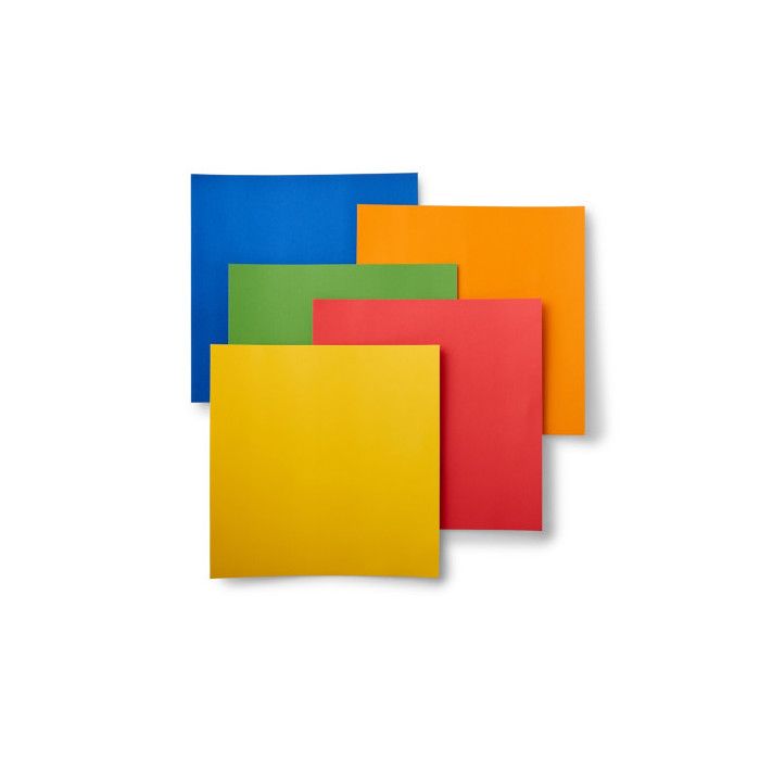 10 papiers cartonnés autocollants couleurs vives 33 x 33 cm - Cricut