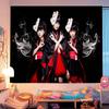 Classic Kawaii Metal Band B-Babymetal Colorful Tapestry Wall Hanging Cheap Hippie Wall Hanging Bohemian Wall Tapestries