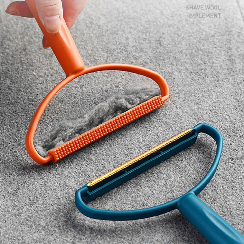 Rimuovi-pelucchi Portatile per Vestiti Coperte Rasoio Manuale per Pilling Riutilizzabile Rimuovi-pelucchi a Doppia Faccia