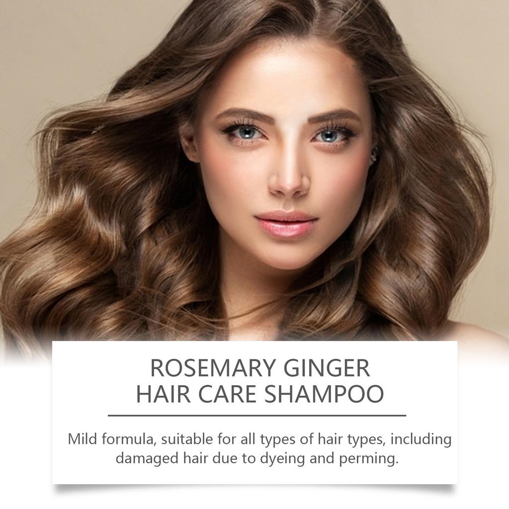 Rosemarys Gingers Shampoo Deep Cleansing Repairs Dry Frizzy Soft Strong Hair Care Shampoo 100ML