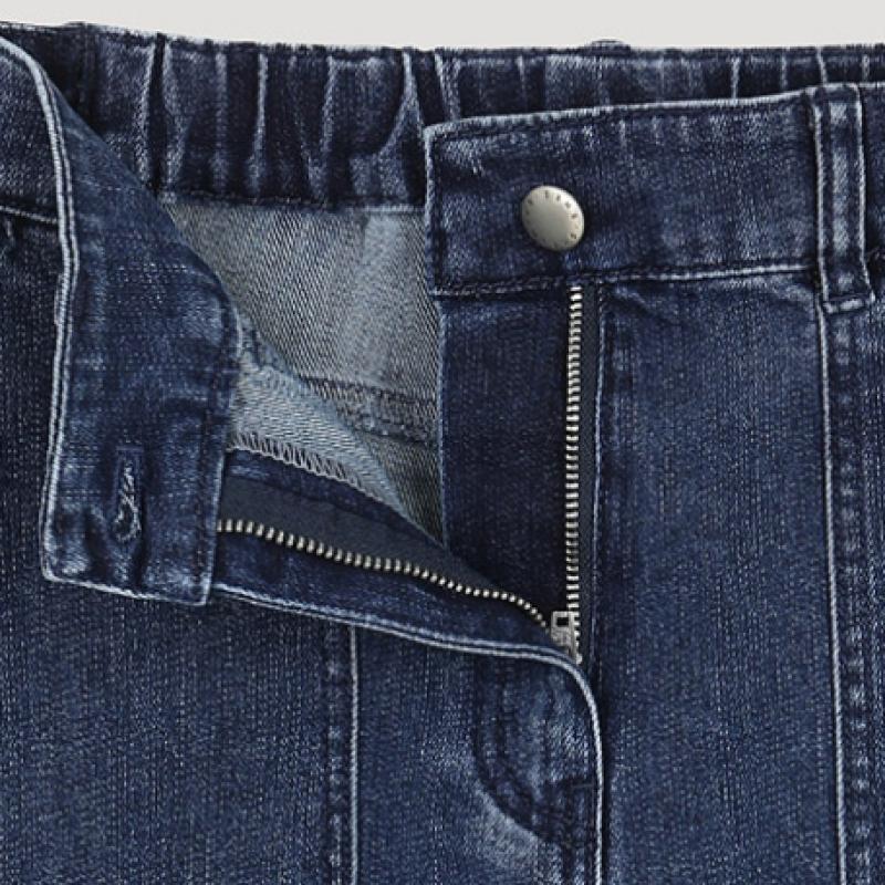 Pantaloni din denim cu buzunar la spate, mărime SSmSlo12040 Na