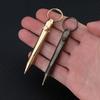 Signature Pen Rollerball Pen Writing Pen, 0.5mm Brasses Journal Pen Gel Inks Pen