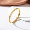 Versatile Light Luxury 18K Gold-Plated Titanium Steel Bracelet