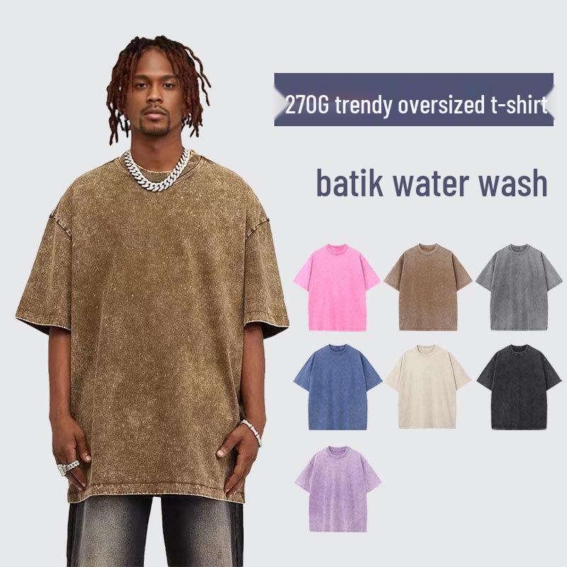 

Retro Washed Oversize Hip-Hop T-Shirt Small