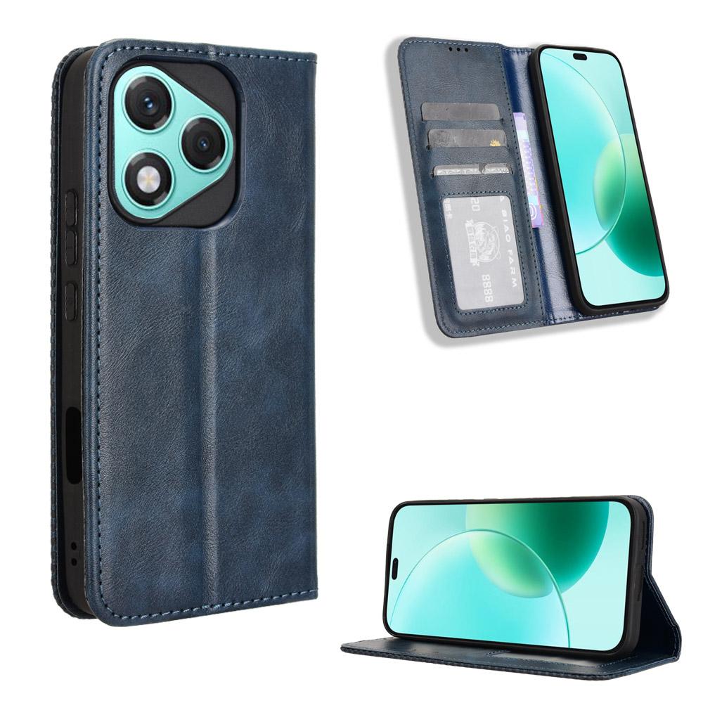 Flip Cover For Honor 400 Lite Leather Case [Flip Vintage Leather] Wallet Shockproof Durable Retro Phone Case
