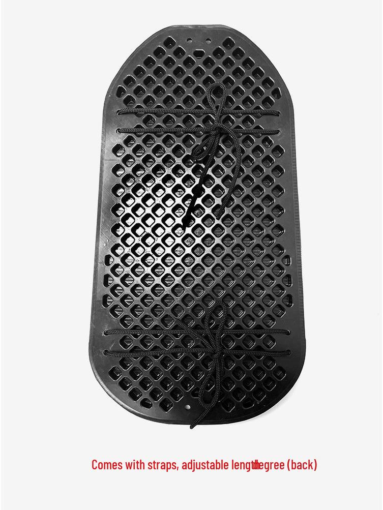 Universal Silicone Motorcycle & Scooter Seat Cover - Breathable, Heat-Resistant, Shock-Absorbing, Summer-Ready.