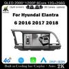 DSP Android 14 For Hyundai Elantra 6 2016 2017 2018 Car Stereo Radio Multimidia Video Player Navigation GPS Carplay