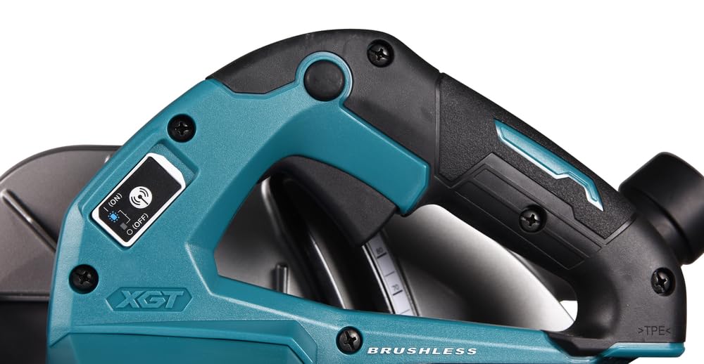 Makita 260 mm wiederaufladbare Kreissäge, 40 Vmax, separat erhältlich, HS011GZ, blauer Akku/Ladegerät