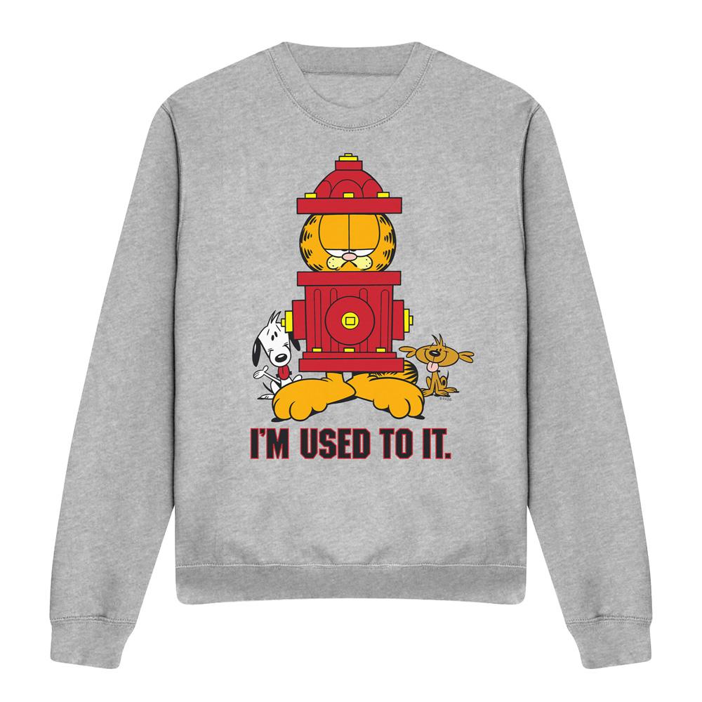 Garfield Unisex Adult I´m Used To It Sweatshirt