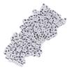 300pcs White DIY Beads Mixed Numbers 0-9 Loose Beads bulk Acrylic Number Beads  Jewelry Making