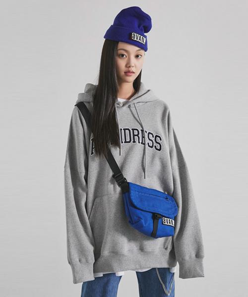 Unisex Overfit Applique Hoodie - 3Col (A Type)