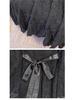 Plus Size Women's French Lace Dress, Long Sleeve, Waist-Cinched, Elegant and Slimming, Fits 130-300 Jin