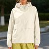 Women's Lightweight Breathable Long Sleeve Jacket Thin UV Protection Sunproof Coat for Commuting Outdoor Activities with Hood and Zipper