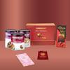 Coș Cadou PUREHEART de Ziua Îndrăgostiților pentru El și Ea | Cutie Cadou Premium cu Fructe Uscate, Nuci Caju Sărate, Mix de Fructe și Nuci și Mix de Fructe și Nuci Sierra (454g, fiecare)
