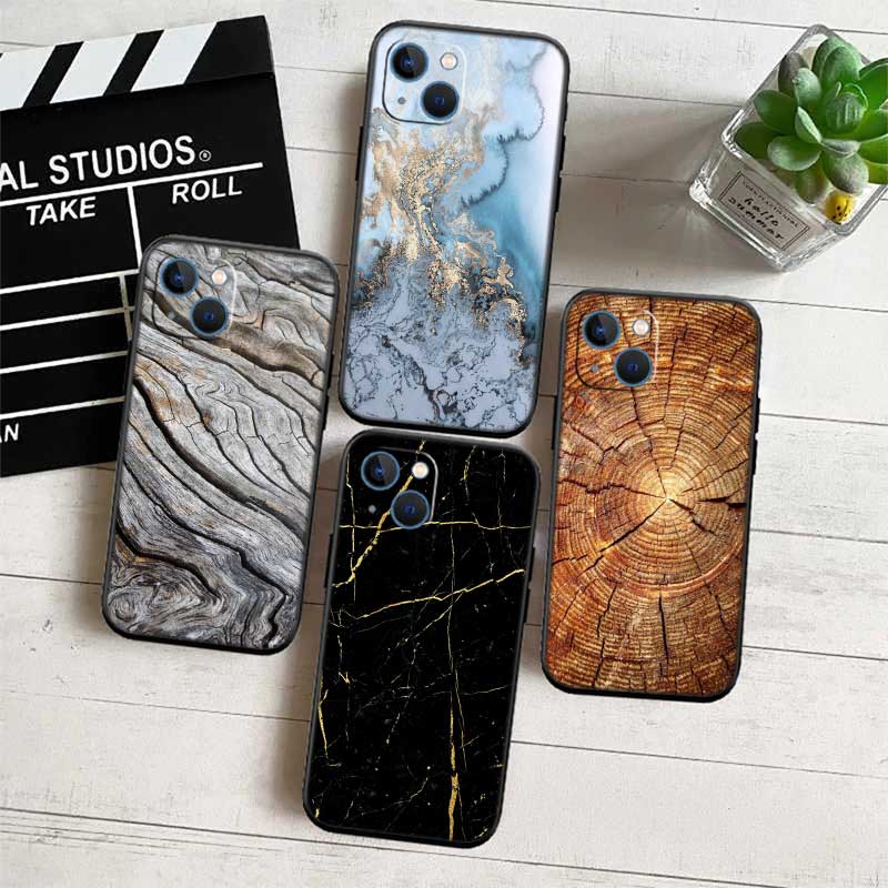 UP37 Marble Wood New High-End Shell Phone Case for Xiaomi Poco F8 M4 M5 M6 M7 X3 X6 X7 Pro GT NFC Ultra
