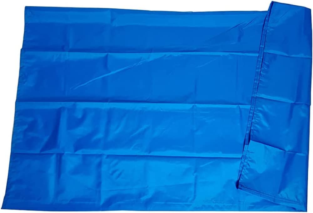 Made in Japan: Easy-to-use bed transfer sheet for caregiving, sliding, 75cm wide x 120cm long, blue