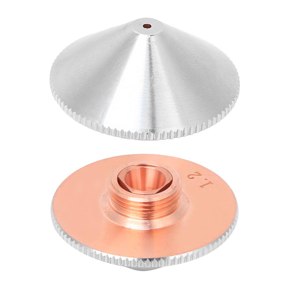 Laserdüse Messing Doppelschicht für Faserlaserschneid-Graviermaschine 1.01.2mm1.2mm