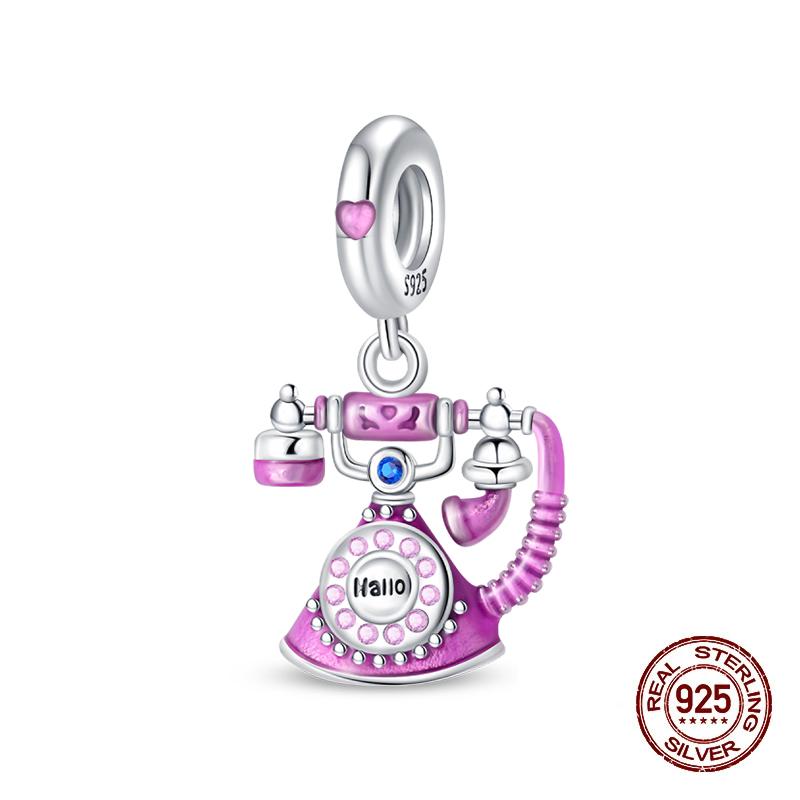 New Copper Time Machine Time Travel Camera Charms Bead Fit 3Mm Original Bracelets Diy Jewelry Birthday Gift